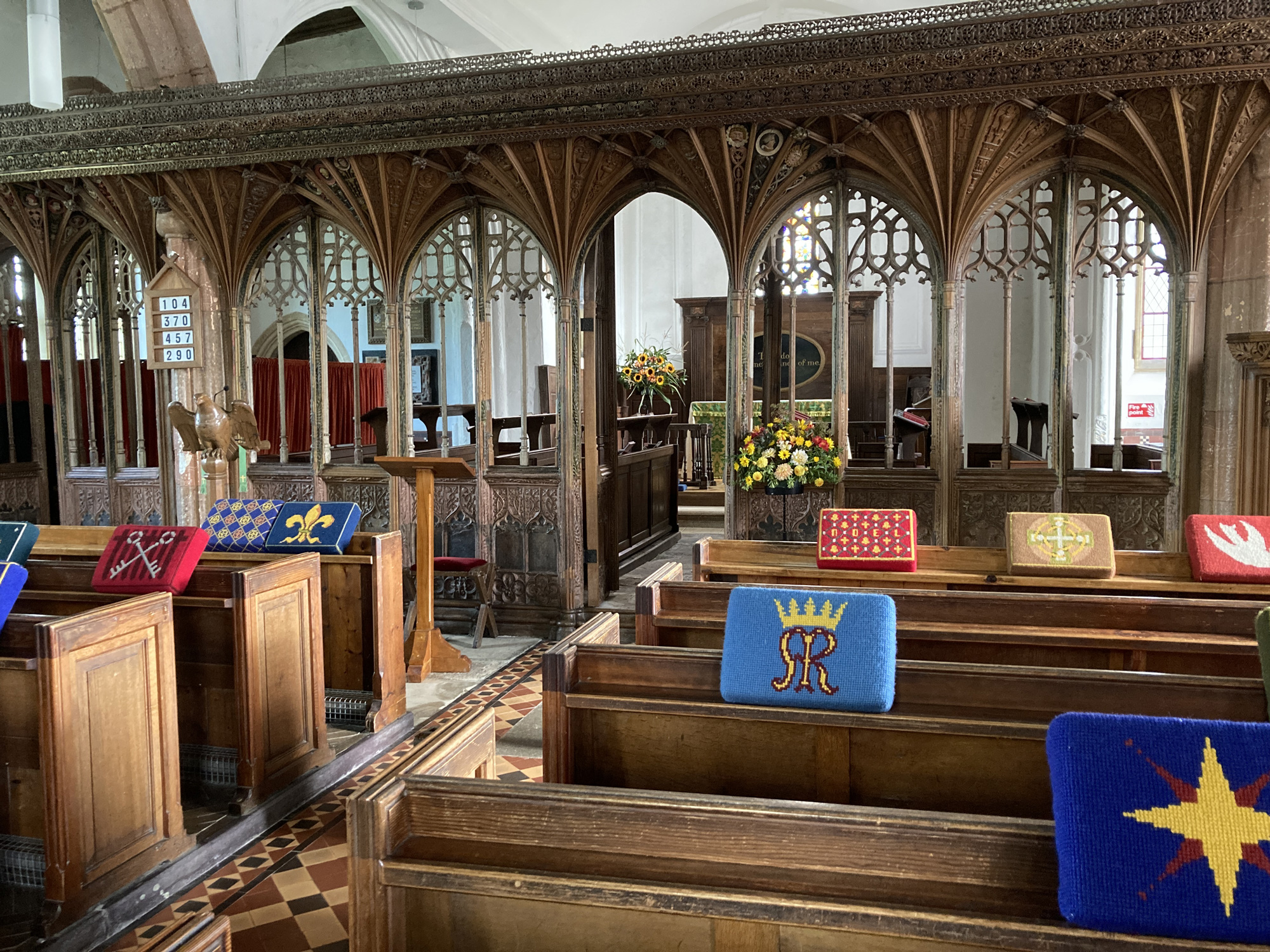 St Marys Church Morchard Bishop Interior